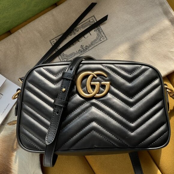 Gucci GG Marmont small matelasse shoulder bag - Picture 1 of 7